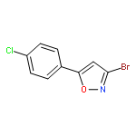 Isoxazole, 3-bromo-5-(4-chlorophenyl)-