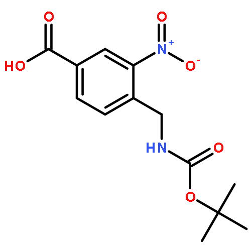 Benzoic acid, 4-[[[(1,1-dimethylethoxy)carbonyl]amino]methyl]-3-nitro-