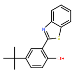 Phenol, 2-(2-benzothiazolyl)-4-(1,1-dimethylethyl)-