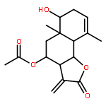 (3aR,4R,5aR,6R,9aS,9bR)-6-hydroxy-5a,9-dimethyl-3-methylidene-2-oxo-2,3,3a,4,5,5a,6,7,9a,9b-decahydronaphtho[1,2-b]furan-4-yl acetate