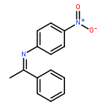 Benzenamine, 4-nitro-N-(1-phenylethylidene)-