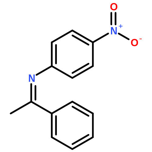 Benzenamine, 4-nitro-N-(1-phenylethylidene)-