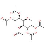 D-GLUCITOL, 4-O-METHYL-, PENTAACETATE