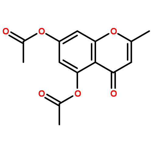 4H-1-Benzopyran-4-one, 5,7-bis(acetyloxy)-2-methyl-