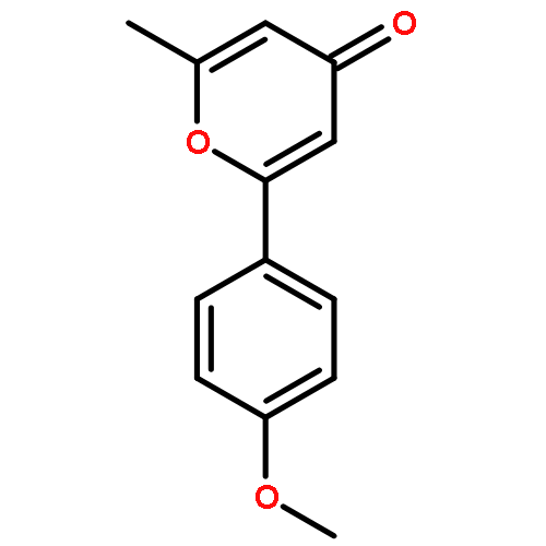 4H-PYRAN-4-ONE, 2-(4-METHOXYPHENYL)-6-METHYL-