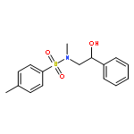 BENZENESULFONAMIDE, N-(2-HYDROXY-2-PHENYLETHYL)-N,4-DIMETHYL-