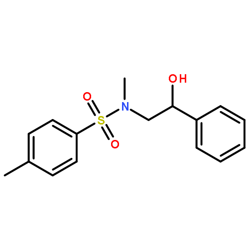 BENZENESULFONAMIDE, N-(2-HYDROXY-2-PHENYLETHYL)-N,4-DIMETHYL-