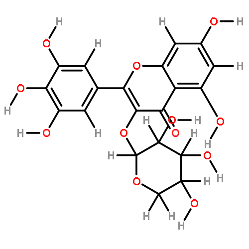 Myricetin-3-arabinosid