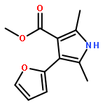 1H-PYRROLE-3-CARBOXYLIC ACID, 4-(2-FURANYL)-2,5-DIMETHYL-, METHYL ESTER