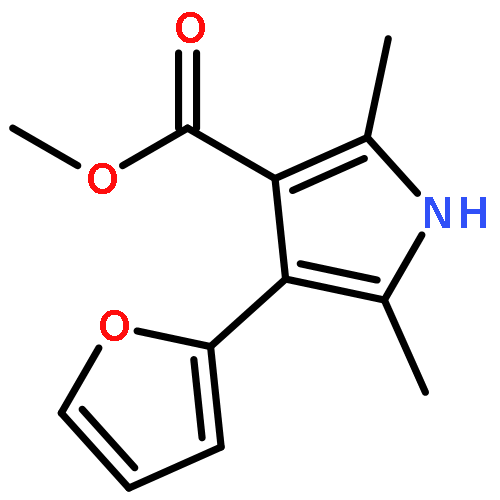 1H-PYRROLE-3-CARBOXYLIC ACID, 4-(2-FURANYL)-2,5-DIMETHYL-, METHYL ESTER