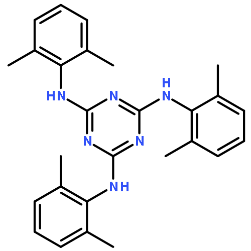 2-N,4-N,6-N-TRIS(2,6-DIMETHYLPHENYL)-1,3,5-TRIAZINE-2,4,6-TRIAMINE