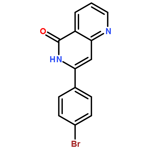 1,6-Naphthyridin-5(6H)-one, 7-(4-bromophenyl)-