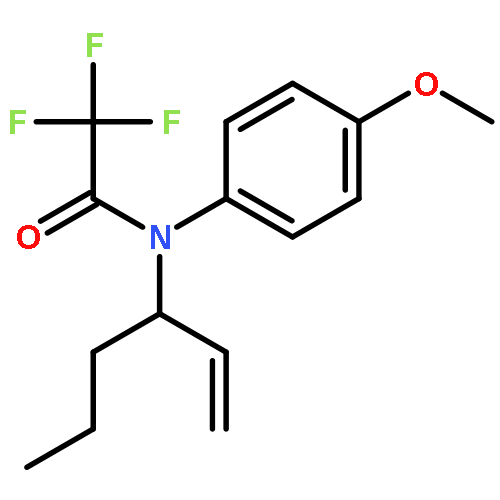 2,2,2-TRIFLUORO-N-HEX-1-EN-3-YL-N-(4-METHOXYPHENYL)ACETAMIDE