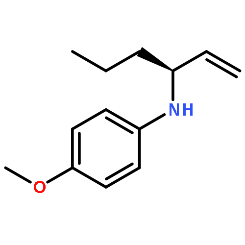 BENZENAMINE, N-[(1S)-1-ETHENYLBUTYL]-4-METHOXY-