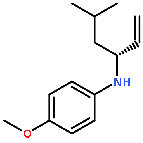 Benzenamine, N-[(1R)-1-ethenyl-3-methylbutyl]-4-methoxy-