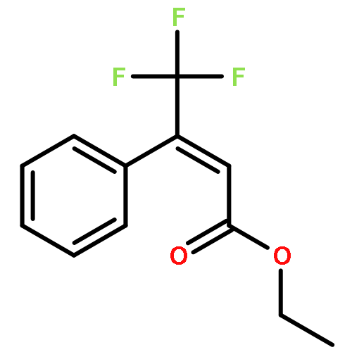 2-Butenoic acid, 4,4,4-trifluoro-3-phenyl-, ethyl ester, (2Z)-