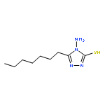 4-amino-5-heptyl-4H-1,2,4-triazole-3-thiol