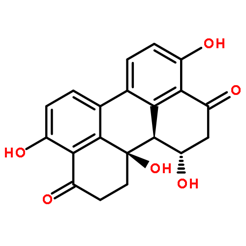 3,10-Perylenedione,1,2,11,12,12a,12b-hexahydro-1,4,9,12a-tetrahydroxy-, (1S,12aR,12bS)-