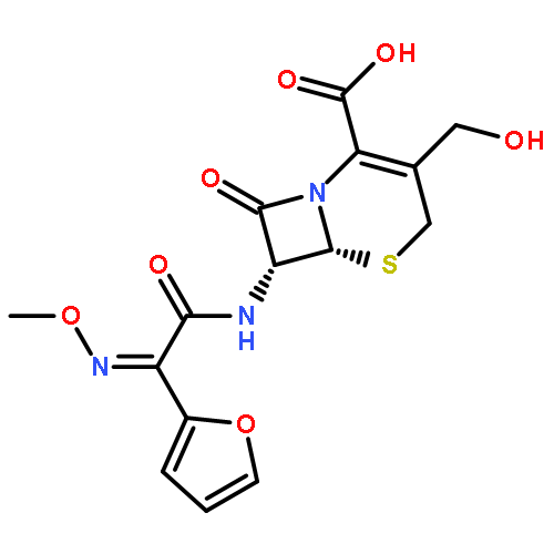 5-Thia-1-azabicyclo[4.2.0]oct-2-ene-2-carboxylicacid,7-[[(2Z)-2-(2-furanyl)-2-(methoxyimino)acetyl]amino]-3-(hydroxymethyl)-8-oxo-,(6R,7R)-