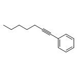 Benzene, 6-heptynyl-