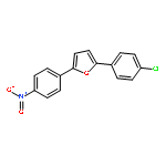 FURAN, 2-(4-CHLOROPHENYL)-5-(4-NITROPHENYL)-