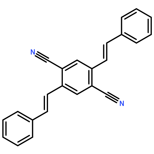 1,4-BENZENEDICARBONITRILE, 2,5-BIS(2-PHENYLETHENYL)-