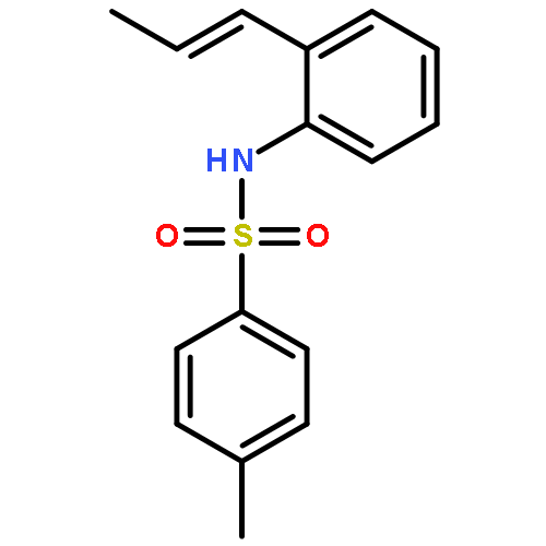 Benzenesulfonamide, 4-methyl-N-[2-(1E)-1-propenylphenyl]-