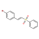 Benzene, 1-bromo-4-[(1E)-2-(phenylsulfonyl)ethenyl]-