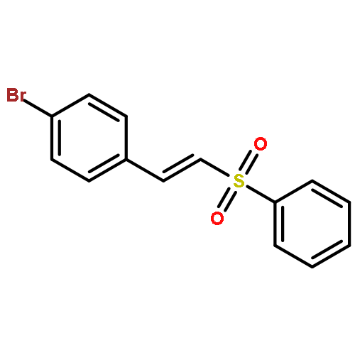 Benzene, 1-bromo-4-[(1E)-2-(phenylsulfonyl)ethenyl]-