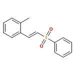 1-[2-(BENZENESULFONYL)ETHENYL]-2-METHYLBENZENE