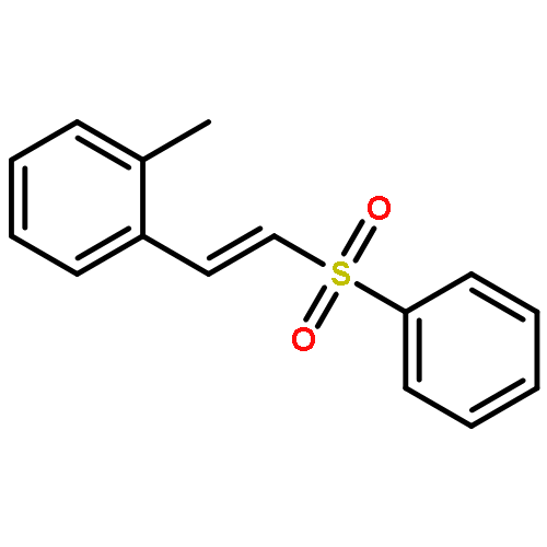 1-[2-(BENZENESULFONYL)ETHENYL]-2-METHYLBENZENE