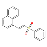 1-[2-(BENZENESULFONYL)ETHENYL]NAPHTHALENE