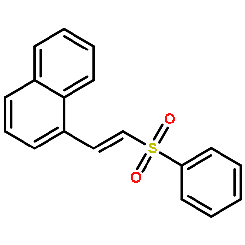 1-[2-(BENZENESULFONYL)ETHENYL]NAPHTHALENE