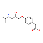 {4-[2-hydroxy-3-(propan-2-ylamino)propoxy]phenyl}acetic acid