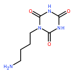 1,3,5-TRIAZINE-2,4,6(1H,3H,5H)-TRIONE, 1-(4-AMINOBUTYL)-