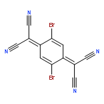 Propanedinitrile,2,2'-(2,5-dibromo-2,5-cyclohexadiene-1,4-diylidene)bis-