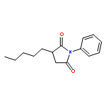 2,5-Pyrrolidinedione, 3-pentyl-1-phenyl-