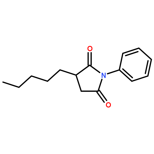 2,5-Pyrrolidinedione, 3-pentyl-1-phenyl-