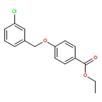 Benzoic acid, 4-[(3-chlorophenyl)methoxy]-, ethyl ester