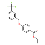 Benzoic acid, 4-[[3-(trifluoromethyl)phenyl]methoxy]-, ethyl ester