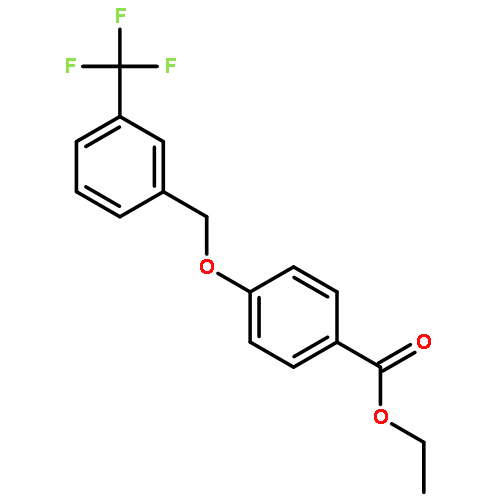 Benzoic acid, 4-[[3-(trifluoromethyl)phenyl]methoxy]-, ethyl ester