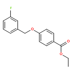 BENZOIC ACID, 4-[(3-FLUOROPHENYL)METHOXY]-, ETHYL ESTER