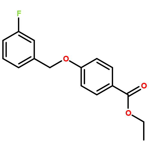 BENZOIC ACID, 4-[(3-FLUOROPHENYL)METHOXY]-, ETHYL ESTER