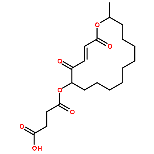 4-{[(3Z)-16-methyl-2,5-dioxooxacyclohexadec-3-en-6-yl]oxy}-4-oxobutanoic acid