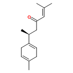 2-Hepten-4-one, 2-methyl-6-(4-methyl-1,4-cyclohexadien-1-yl)-, (6S)-