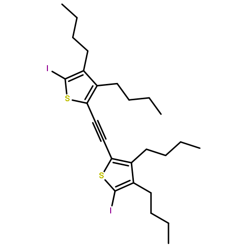 3,4-DIBUTYL-2-[2-(3,4-DIBUTYL-5-IODOTHIOPHEN-2-YL)ETHYNYL]-5-IODOTHIOPHENE