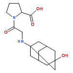 (2S)-1-[2-[(3-hydroxy-1-adamantyl)amino]acetyl]pyrrolidine-2-carboxylic acid