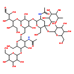 N-[2-[2-[[3-ACETAMIDO-4-HYDROXY-6-(HYDROXYMETHYL)-5-[3,4,5-TRIHYDROXY-6-(HYDROXYMETHYL)OXAN-2-YL]OXYOXAN-2-YL]OXYMETHYL]-3,5-DIHYDROXY-6-(1,2,4,5-TETRAHYDROXY-6-OXOHEXAN-3-YL)OXYOXAN-4-YL]OXY-6-(HYDROXYMETHYL)-5-[3,4,5-TRIHYDROXY-6-(HYDROXYMETHYL)OXAN-2-Y