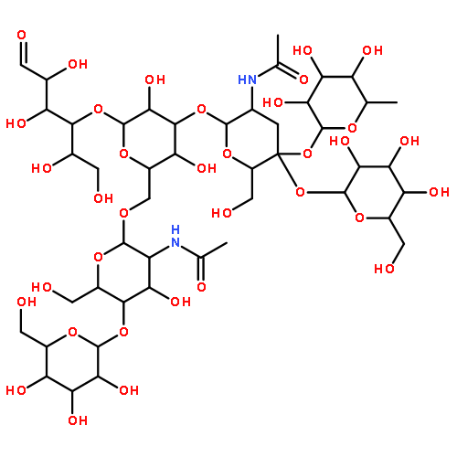 N-[2-[2-[[3-ACETAMIDO-4-HYDROXY-6-(HYDROXYMETHYL)-5-[3,4,5-TRIHYDROXY-6-(HYDROXYMETHYL)OXAN-2-YL]OXYOXAN-2-YL]OXYMETHYL]-3,5-DIHYDROXY-6-(1,2,4,5-TETRAHYDROXY-6-OXOHEXAN-3-YL)OXYOXAN-4-YL]OXY-6-(HYDROXYMETHYL)-5-[3,4,5-TRIHYDROXY-6-(HYDROXYMETHYL)OXAN-2-Y