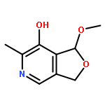 FURO[3,4-C]PYRIDIN-7-OL, 1,3-DIHYDRO-1-METHOXY-6-METHYL-